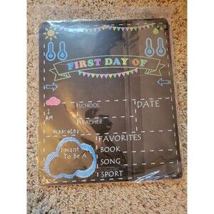 NEW 10x12 First and Last Day of School Chalk Board Sign